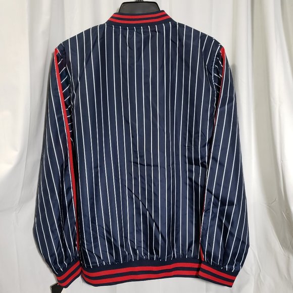 Men's Dark Blue Nylon Windbreaker NWT - Picture 2 of 4